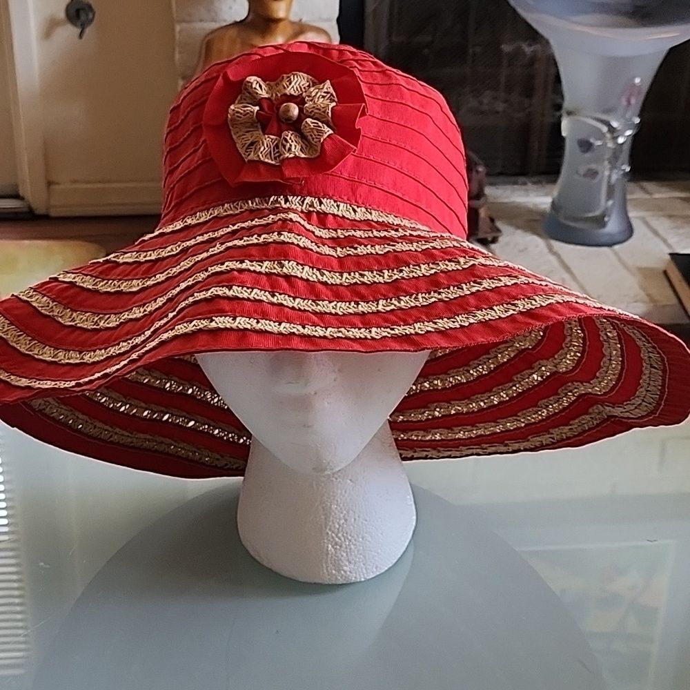 Beautiful Sun Hat Resort Wear White Lotus Beach Vibes
